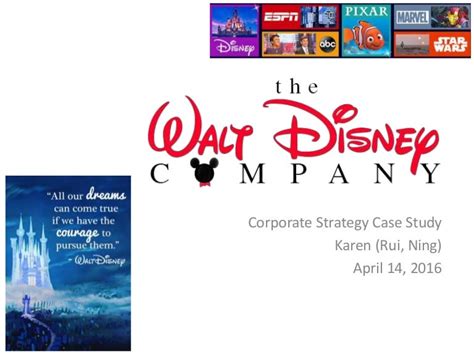 Innovating the Walt Disney Company for Competition: Strategy .